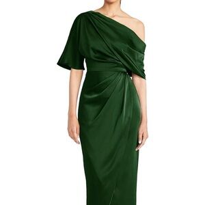 NWT Formal dress one shoulder.  The color and material are gorgeous. Size 16/18